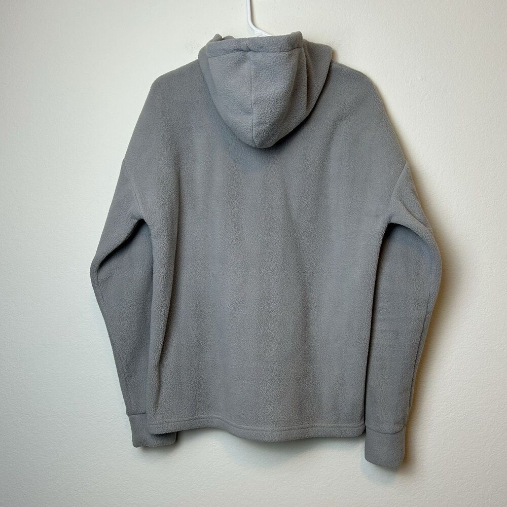 Alphalete Hoodie Men’s Medium Gray Sherpa Pullover Cozy Gym Workout Lounge - Picture 7 of 12